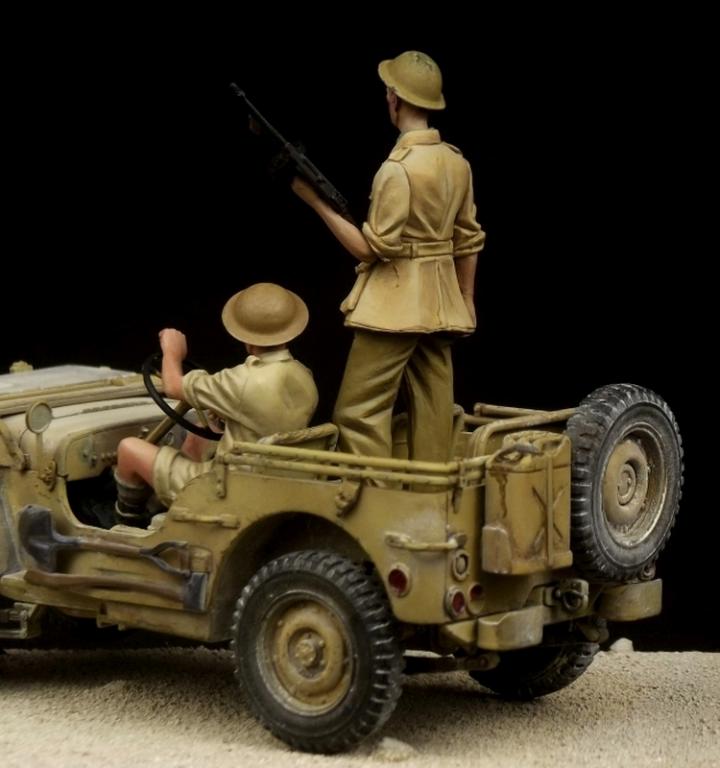 Details about   TB-35114 British Driver & Tommy Western Desert 1/35 resin figures The Bodi 
