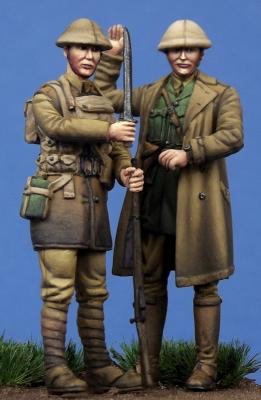 British Officer & Soldier (WW I)