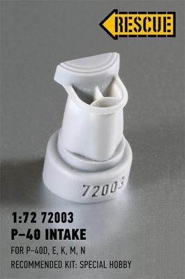P−40 intake (P-40D, E, K, M, n) for Special Hobby kit
