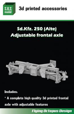 Sd.Kfz.250 (Alte) Adjustable frontal axle for Takom kit