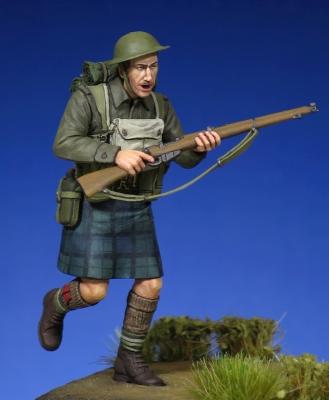 Scottish Black Watch Soldier WW II