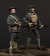 USMC officer & soldier (WW I)