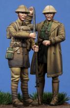 British Officer & Soldier WW I