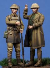 British Officer & Soldier (WW I) - 1.
